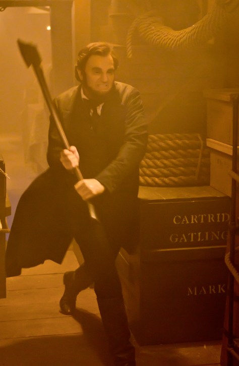 Benjamin Walker in ABRAHAM LINCOLN: VAMPIRE HUNTER. (photo by Stephen Vaughan, courtesy of Twentieth Century Fox Film Corporation. © 2012. All rights reserved.)